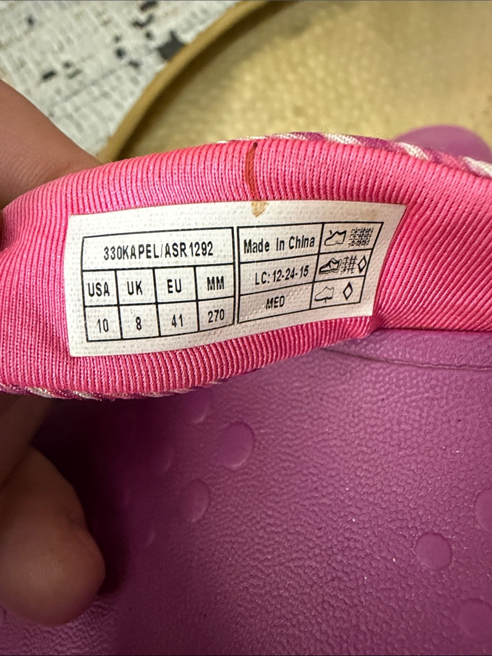 Vionic Purple and Pink Women's Flip Flop Sandals - Picture 4 of 9